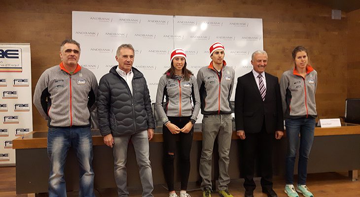 Presentación del equipo de esquí de fondo para la temporada 2017-2018