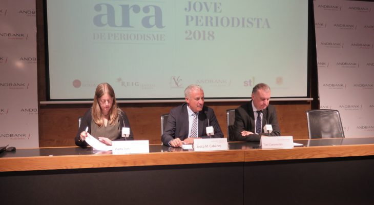 Andbank patrocina el premio ARA Joven Periodista