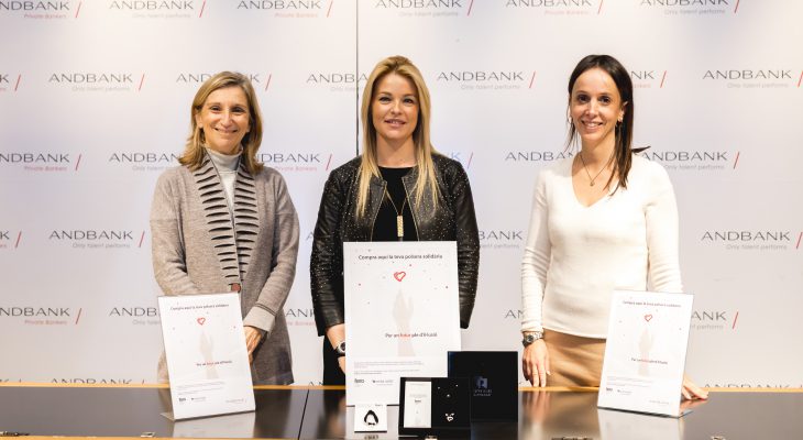 Andbank and Nerea Aixàs create a charity bracelet for the fight against cancer.