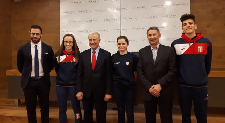 Andbank y la Federación Andorrana de Natación firman un convenio de colaboración