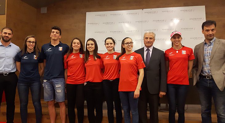 Entrega de premios Copa de Andorra de natación y natación sincronizada en la sede de Andbank