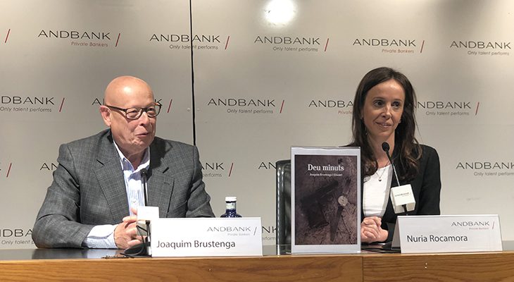 Andbank presenta el libro Diez Minutos, ganador del premio de novela corta 2018