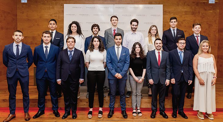 Andbank da la bienvenida a los jóvenes estudiantes que participan en el programa Andbank Trainee Program