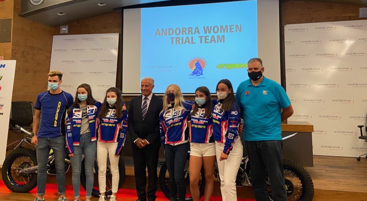 Andbank reafirma su colaboración con el equipo femenino de trial Andorra Women Trial Team