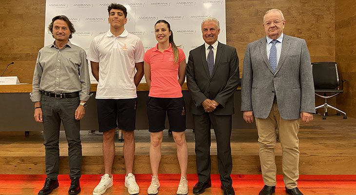 Andbank and the COA present the equipment and delegation that the Andorran delegation will take to the Oran 2022 Mediterranean Games