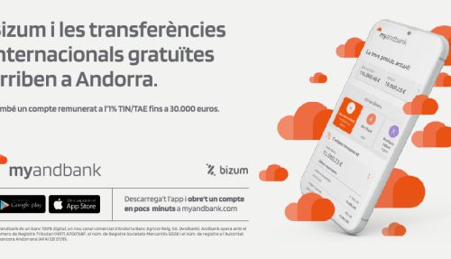 Neix Myandbank, banc 100 % digital dirigit a residents andorrans, que incorpora Bizum i transferències internacionals gratuïtes
