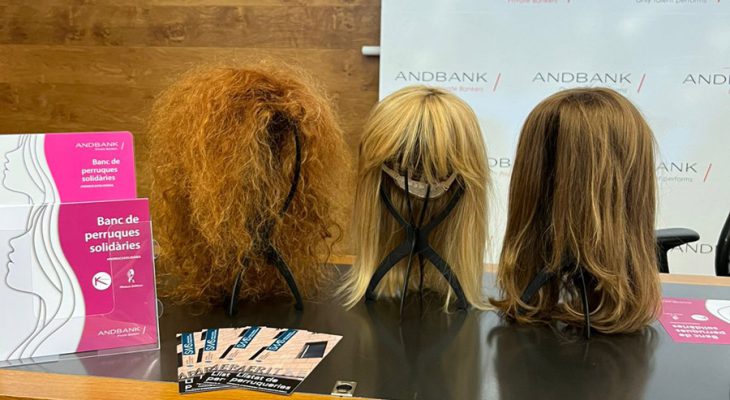 La banque de perruques solidaires d’Andbank apporte son soutien à plus de 30 personnes