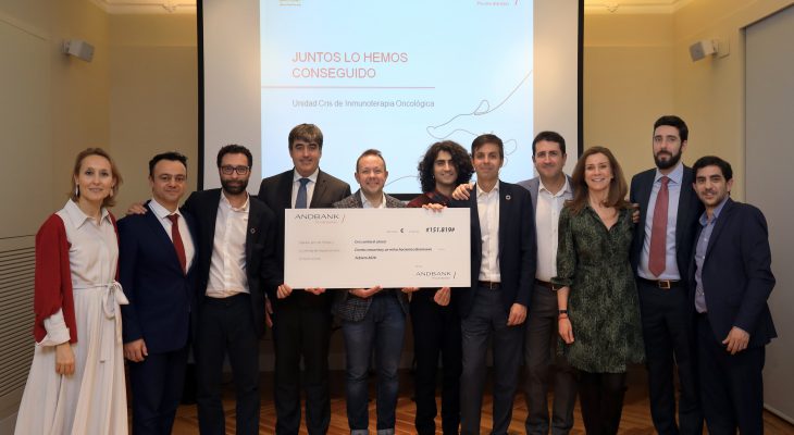 Andbank dona 152.000 euros a CRIS contra el cáncer a través de su fondo SIGMA Global Sustainable Impact (GSI)